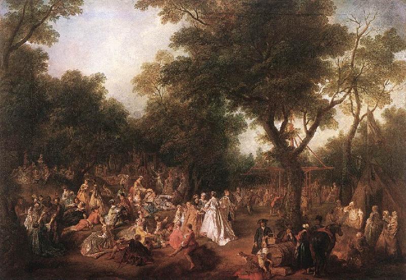 Nicolas Lancret Fete in a Wood